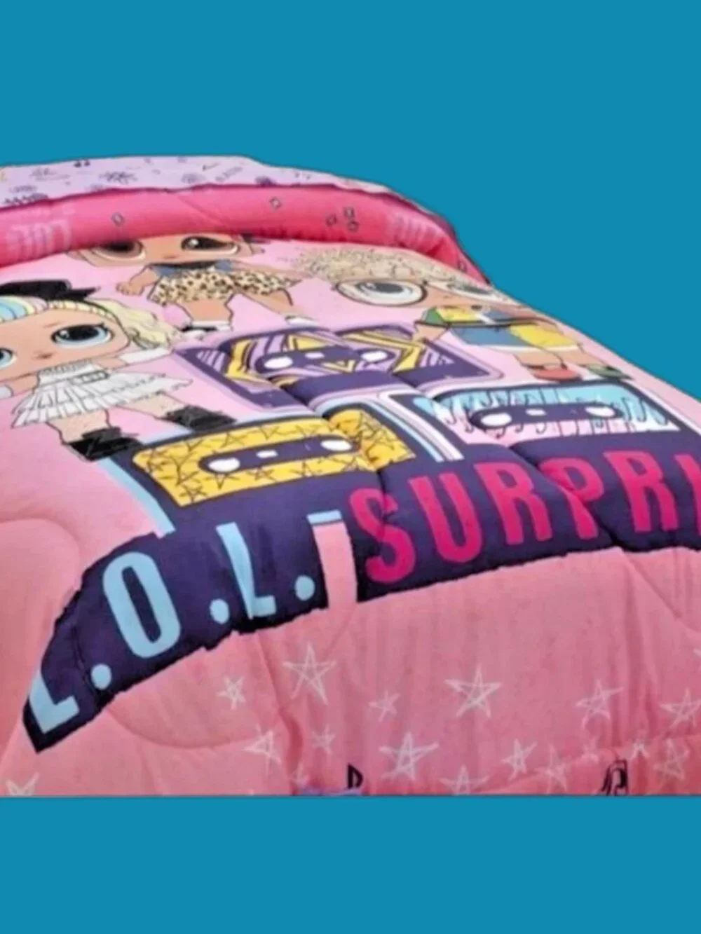 LOL SURPRISE! REMIX Reversible Comforter 2 Piece Set Twin-Full 72 x 86 NEW